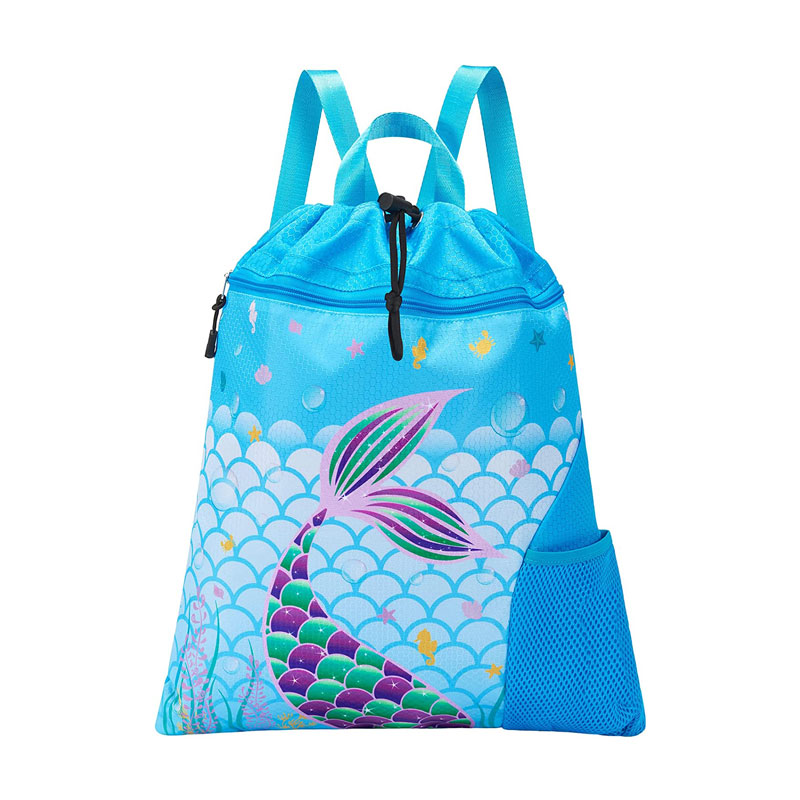 Mermaid Gym Drawstring Backpack ကြိုးတပ်အိတ်